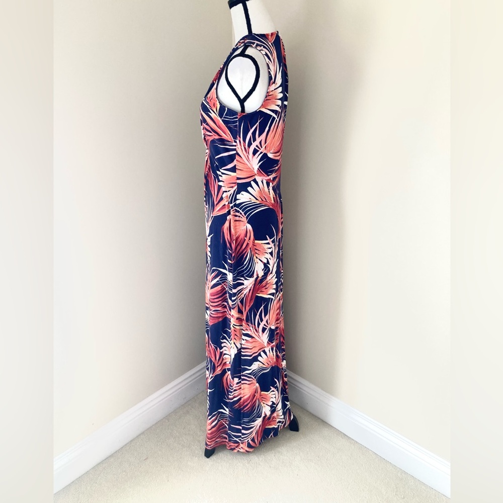 Tommy Bahama Fireworks Fronds Tambour Maxi Dress Size M - Picture 12 of 14